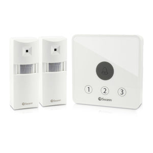 Swann Wireless Home Doorway Kit Alert Security Alarm, White (SWADS-Alarms-GL)