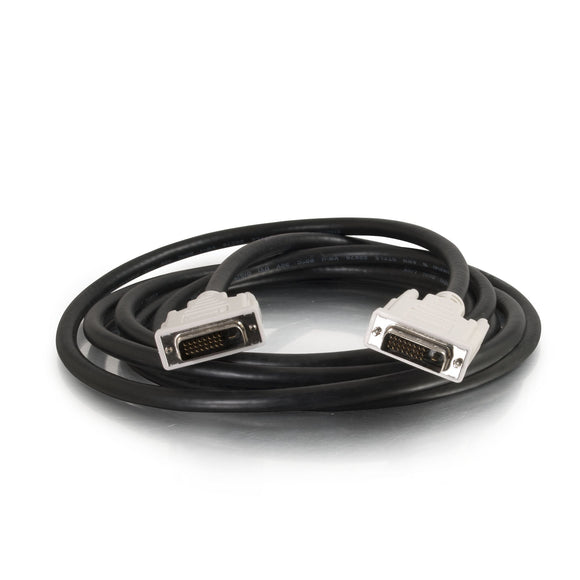 C2G 24903 LCD Flat Panel Monitor DVI-D Dual Link Cable M/M, Black (6 Feet, 1.82 Meters)
