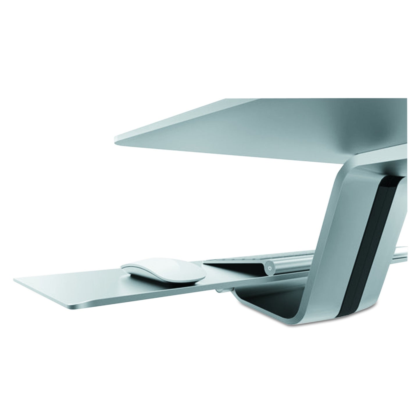 Ergotron 24-422-227 WorkFit-A with Suspended Keyboard, Platinum