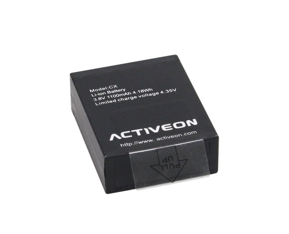 ACTIVEON ACA01RB Rechargeable Battery for CX Camera (Black)
