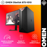 OMEN Obelisk Gaming Desktop Computer (Intel Core i7-9700K, NVIDIA GeForce RTX 2080 8 GB, HyperX 16 GB RAM, 512 GB SSD, VR Ready, Windows 10 Home, Black) 875-1010