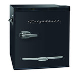 Frigidaire EFR176-Black 1.6 Cu Ft Retro Fridge, Medium, Black