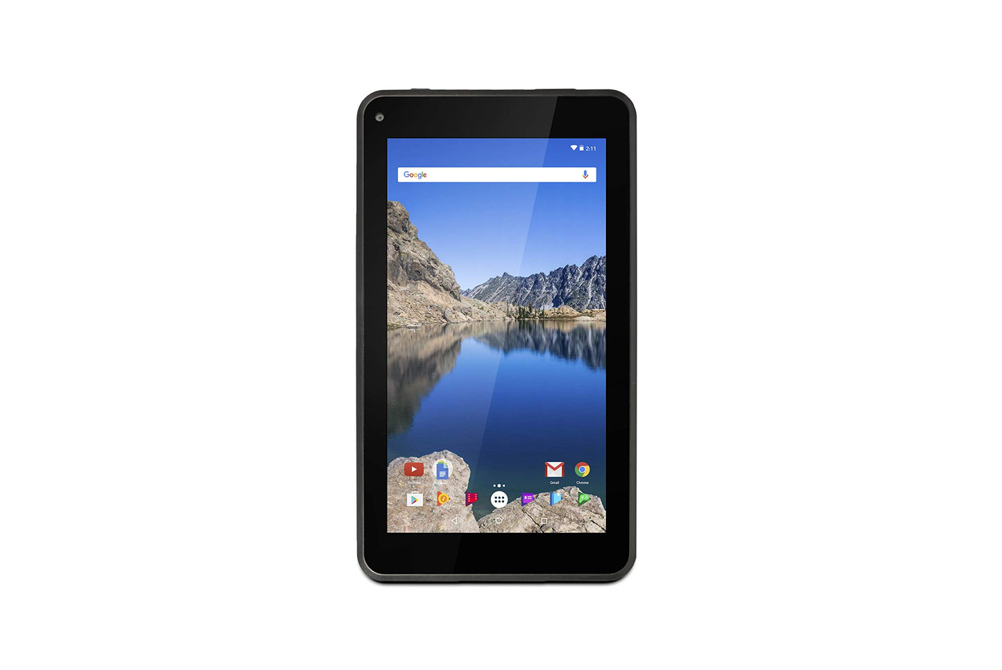 Ematic 7-Inch Android 7.1 (Nougat), Quad-Core 16GB Tablet with Folio Case and Headphones, Blue