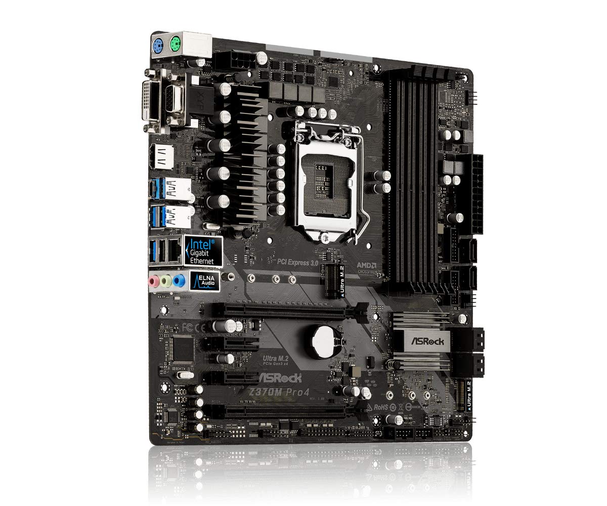ASRock Motherboard Motherboards Z370M PRO4