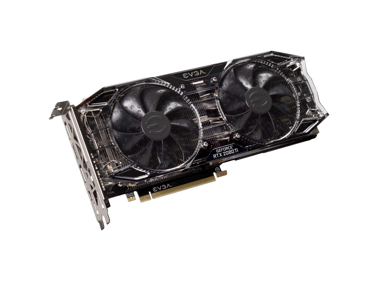 EVGA GeForce RTX 2080 Ti Black Edition Gaming, 11GB GDDR6, Dual HDB Fans & RGB LED Graphics Card 11G-P4-2281-KR