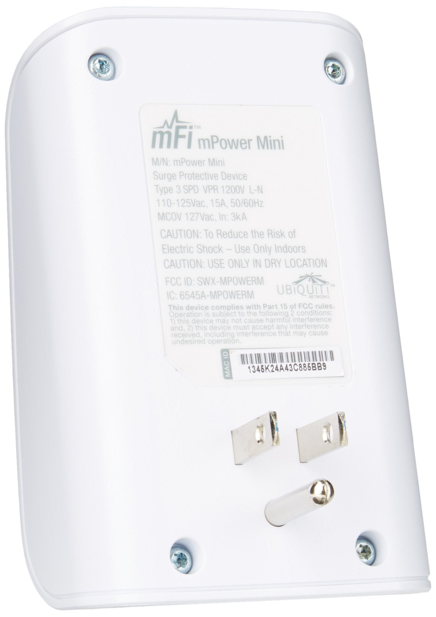 Ubiquiti Networks Mfi Power Mini 1-Port Wi-Fi (MPOWER-MINI)