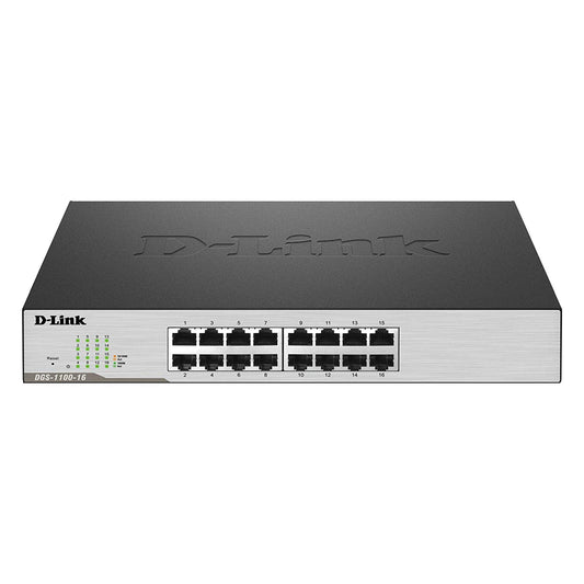 D-Link 16-Port EasySmart Gigabit Ethernet Switch (DGS-1100-16)