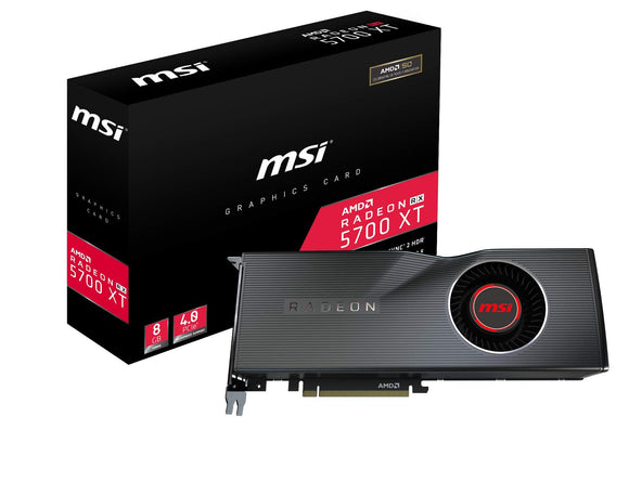 MSI Gaming Radeon RX 5700 XT 256-bit HDMI/DP 8GB GDRR6 HDCP Support DirectX 12 Single Fan VR Ready OC Navi Architecture Graphics Card (Radeon RX 5700 XT 8G)