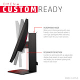 Hewlett Packard 25 Inch Gaming Monitor FHD 240Hz 1ms Nvidia G-Sync (Black)