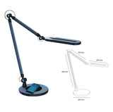Royal Sovereign RDL-150Qi Swing Arm Led Desk Lamp with Wireless Charging Black & Brushed Aluminum