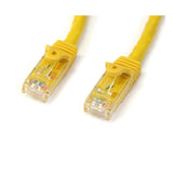 StarTech.com Cat6 Ethernet Cable - 100 ft - Yellow - Patch Cable - Snagless Cat5 Cable - Long Network Cable - Ethernet Cord - Cat 6 Cable - 100ft