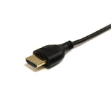 StarTech.com HDMIACMM3S Slim High Speed HDMI Cable with Ethernet, HDMI to HDMI Mini M/M, 3-Feet