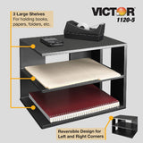 Victor 1120-5 Midnight Black Corner Shelf