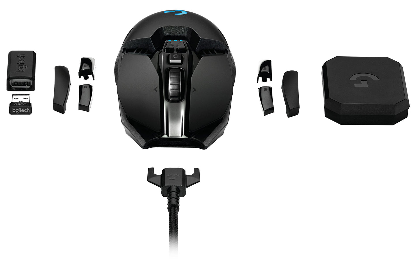 Open Box Logitech G900 Chaos Spectrum Professional Grade Wired/Wireless Gaming Mouse, Ambidextrous Mouse