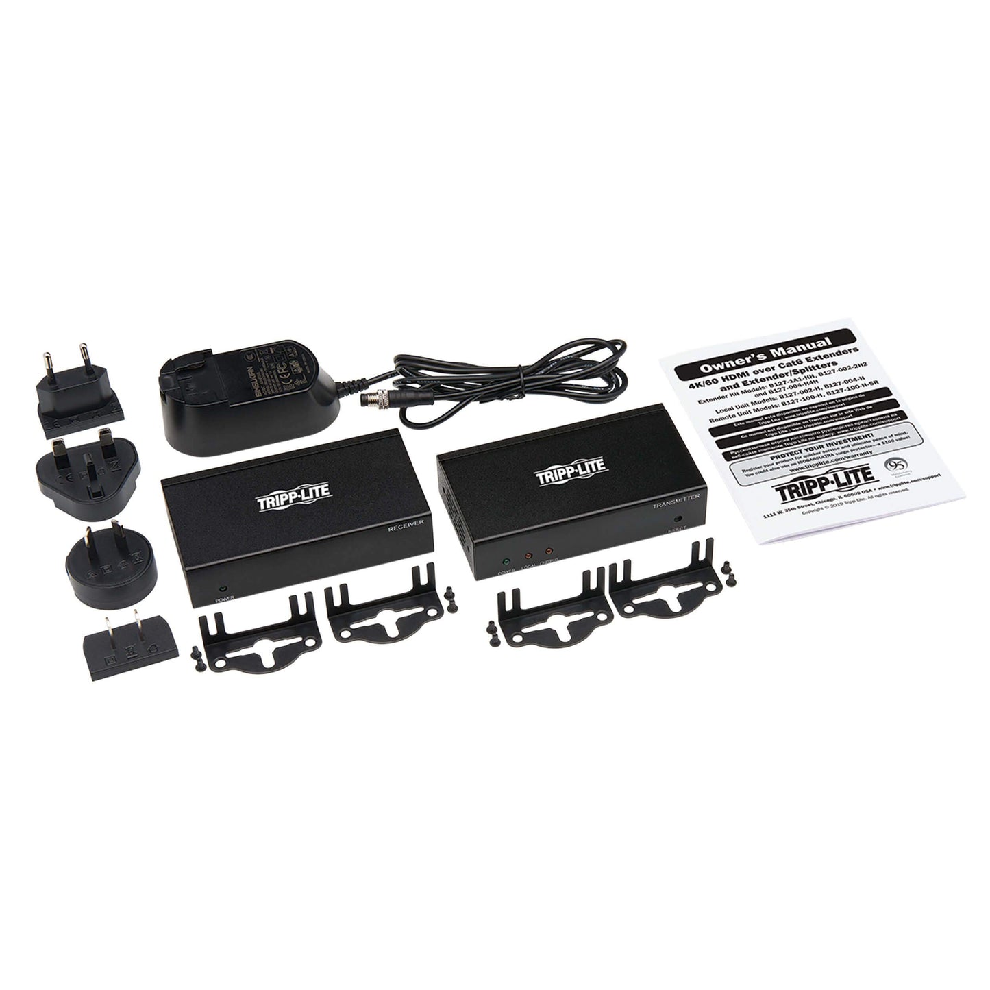 HDMI Over Cat6 Extender Kit W/ Poc 4K @ 60Hz 4: 125ft TAA