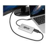 Thunderbolt 3 to Dual DisplayPort Adapter - 4K/5K @ 60 Hz, M/2Xf, 4: Silver