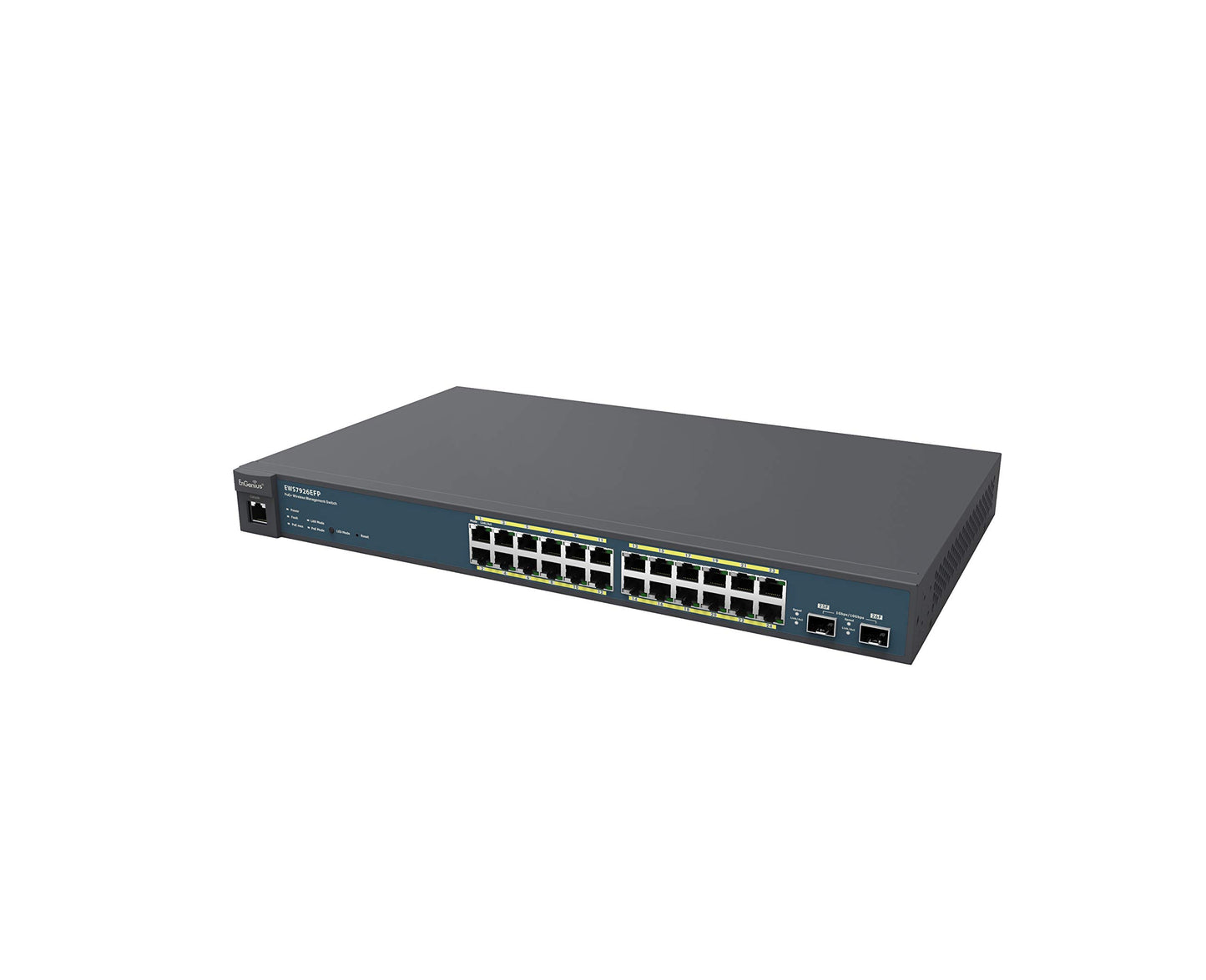 EnGenius Technologies EWS7926EFP 24-Port Gigabit Managed Switch with 410 W PoE+ and Two 10 Gigabit SFP Ports