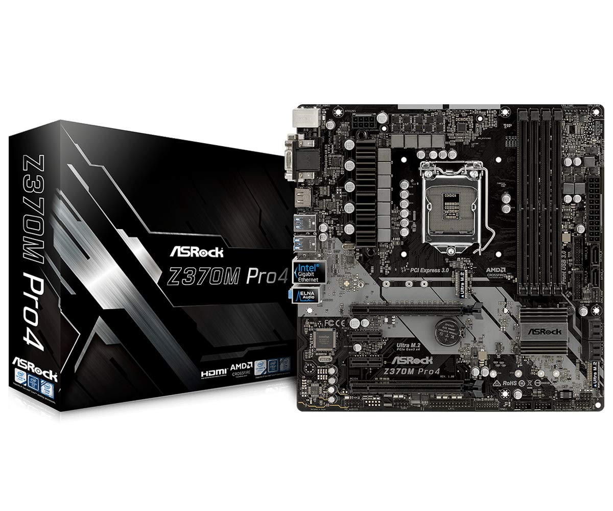 ASRock Motherboard Motherboards Z370M PRO4