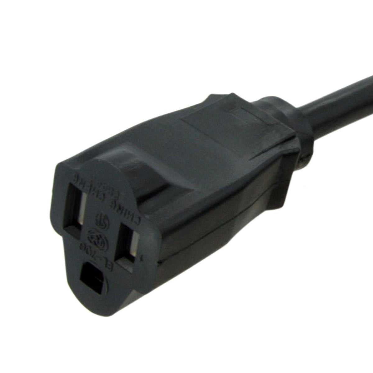 StarTech.com 3 ft Power Extension Cord - NEMA 5-15R to NEMA 5-15P - 16 AWG Power Extension Cable Cord - 125 Volts at 13 Amps - SJT - 3ft