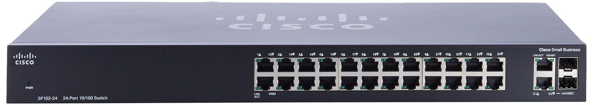 CISCO SYSTEMS SF102-24-NA 24 Port 10/100 Desktop Switch