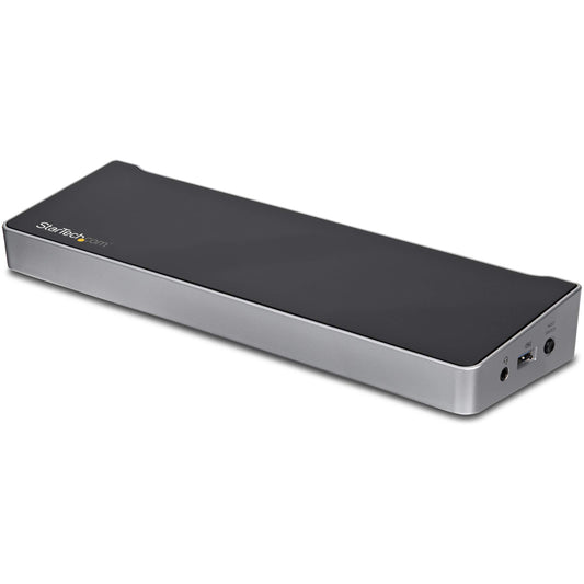 StarTech.com Dual Monitor KVM Docking Station - for Two Laptops - 4K - File Transfer - Universal Laptop Docking Station (USB3DDOCKFT)