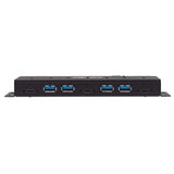 USB Hub 7-Port Industrial 4 USB-A & 3 USB C ESD Immunity Metal