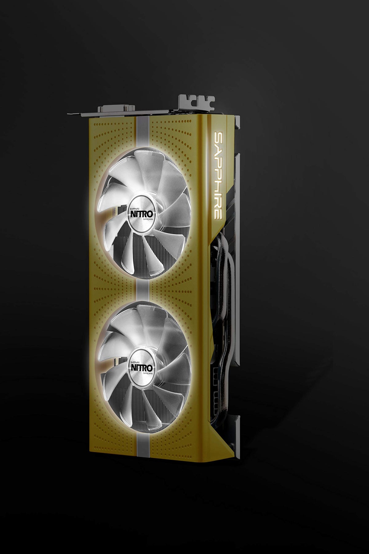 Sapphire Technology Technology Radeon Nitro+ Rx 590 8GB GDDR5 Dual HDMI/ DVI-D/ Dual DP OC w/ Backplate AMD 50th Anniversary Edition (UEFI) PCI-E Graphic Cards