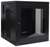 Tripp Lite SRW12USG 12U Wall Mount Rack Enclosure Cabinet with Plexiglass Front Door (Black)