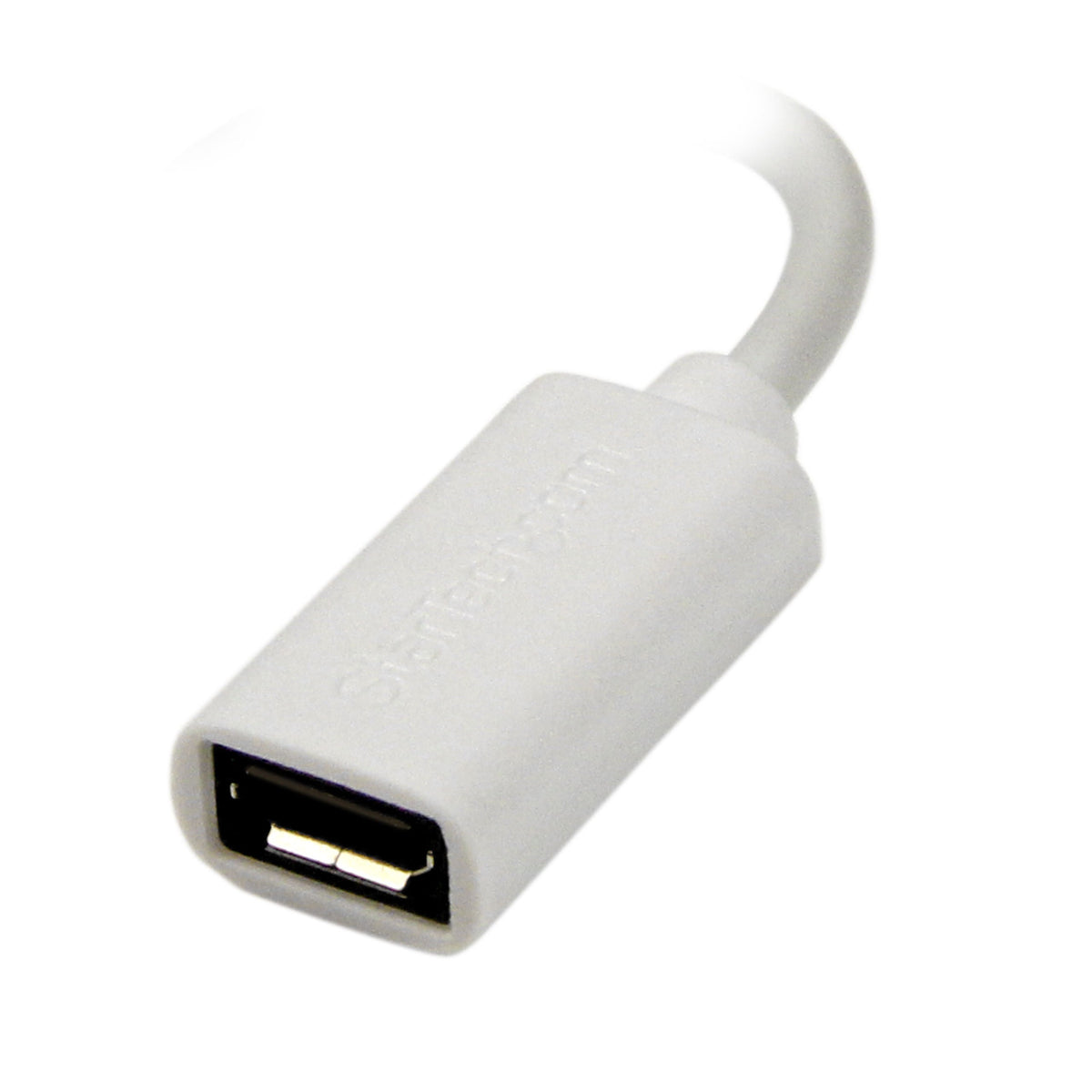 StarTech.com White Micro USB to Apple 8-pin Lightning Connector Adapter for iPhone/iPod/iPad - Apple Lightning to Micro USB 2.0 Dongle (USBUBLTW)