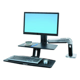 Ergotron Workfit-A Stand with Suspended Keyboard (24-391-026)