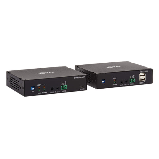 HDMI Over Fiber Extender Kit 4K @ 60Hz Ir USB Duplex MMF LC TAA
