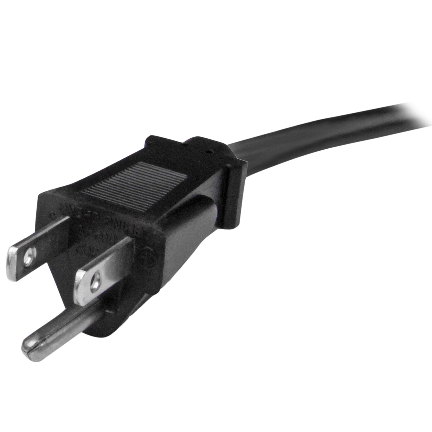 StarTech.com PXT101Y10 10 Ft Computer Power Cord-NEMA 5-15P to 2X C13 Y-Cable, Black