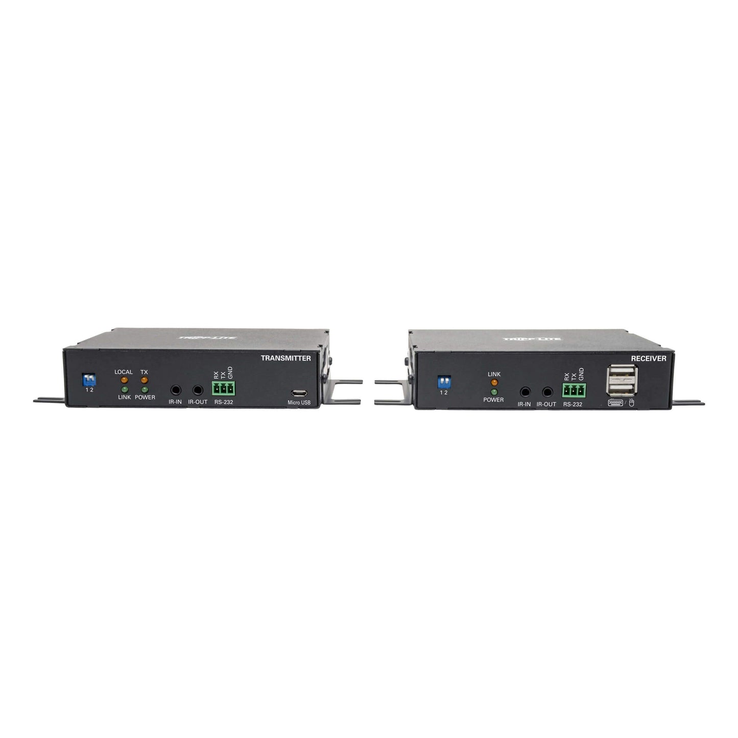 DisplayPort Over Fiber Extender Kit 4K @ 30Hz Ir USB Dup MMF TAA