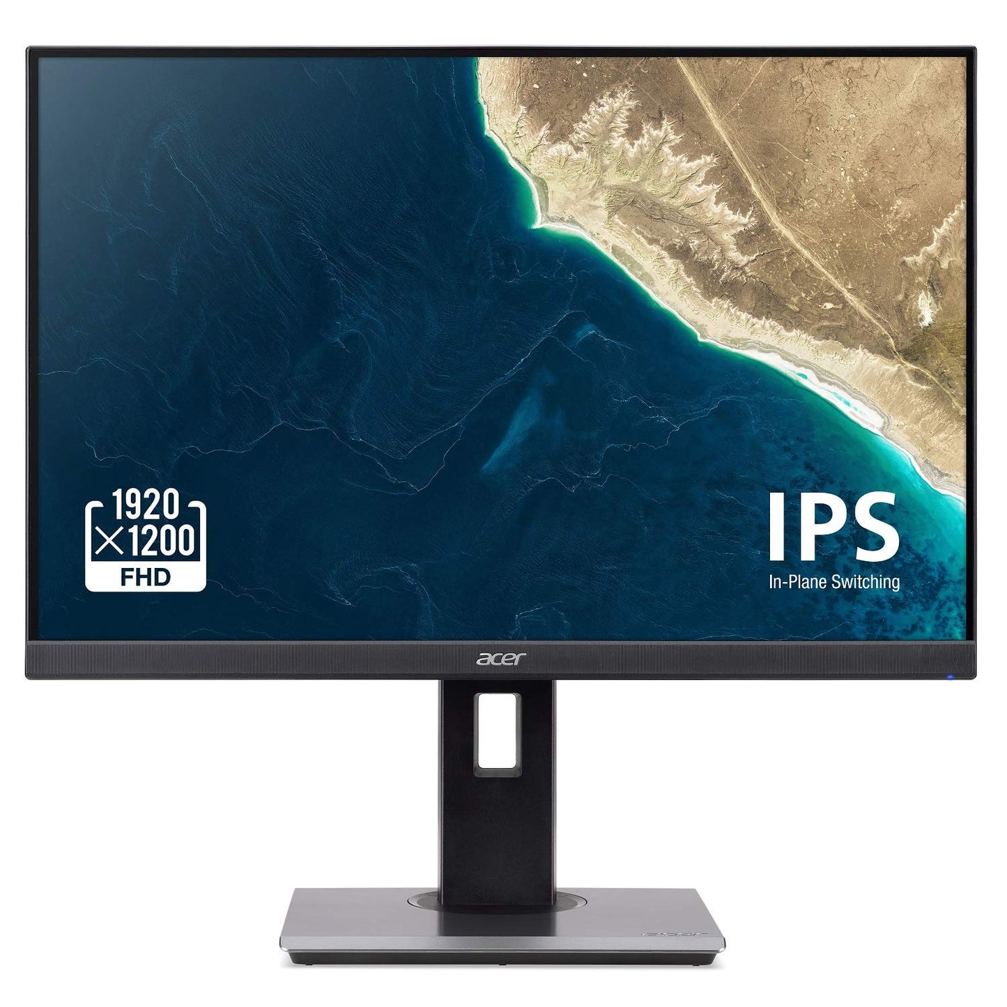Acer B247W bmiprzx 24" Full HD (1920 x 1200) IPS Monitor - 4ms Response Time | 16:10 Aspect Ratio (Display, HDMI & VGA Ports)