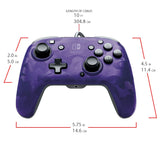 PDP Nintendo Switch Faceoff Deluxe+ Audio Wired Controller - Purple Camo, 500-134-NA-CM05