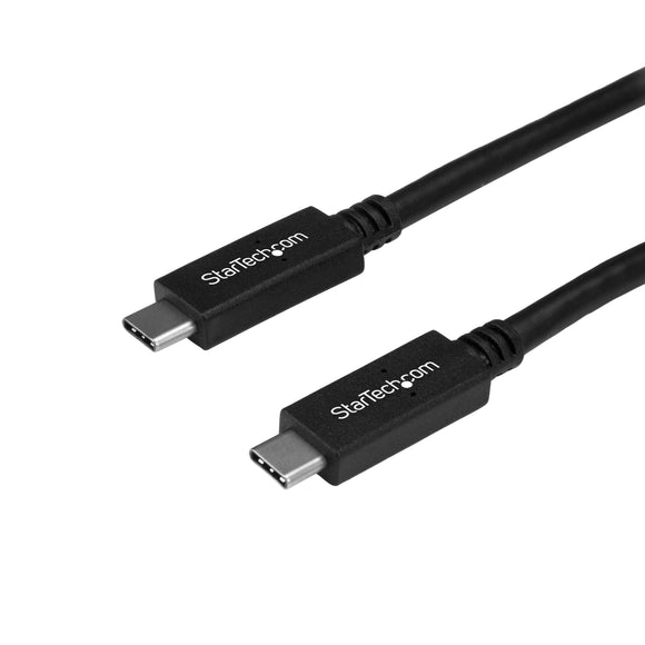 StarTech.com USB C to USB C Cable - 6 ft / 1.8m - 5A PD - USB-IF Certified - M/M - USB 3.0 5Gbps - USB C Charging Cable - USB Type C Cable (USB315C5C6)