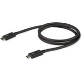 STARTECH TBLT34MM80CM 0.8 M (2.7 Ft.) Thunderbolt 3 to Thunderbolt 3 Cable - 40Gbps
