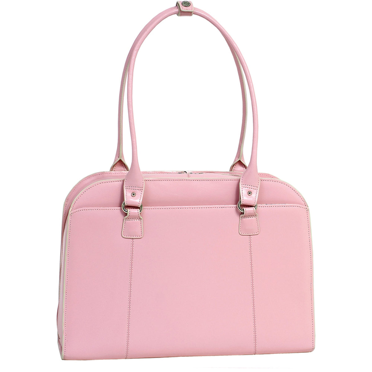 McKlein 96529 USA Hillside 14" Leather Ladies' Laptop Briefcase Pink