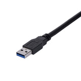 StarTech.com USB3SEXT1MBK 1m Black SuperSpeed USB 3.0 Extension Cable A to A, Male to Female