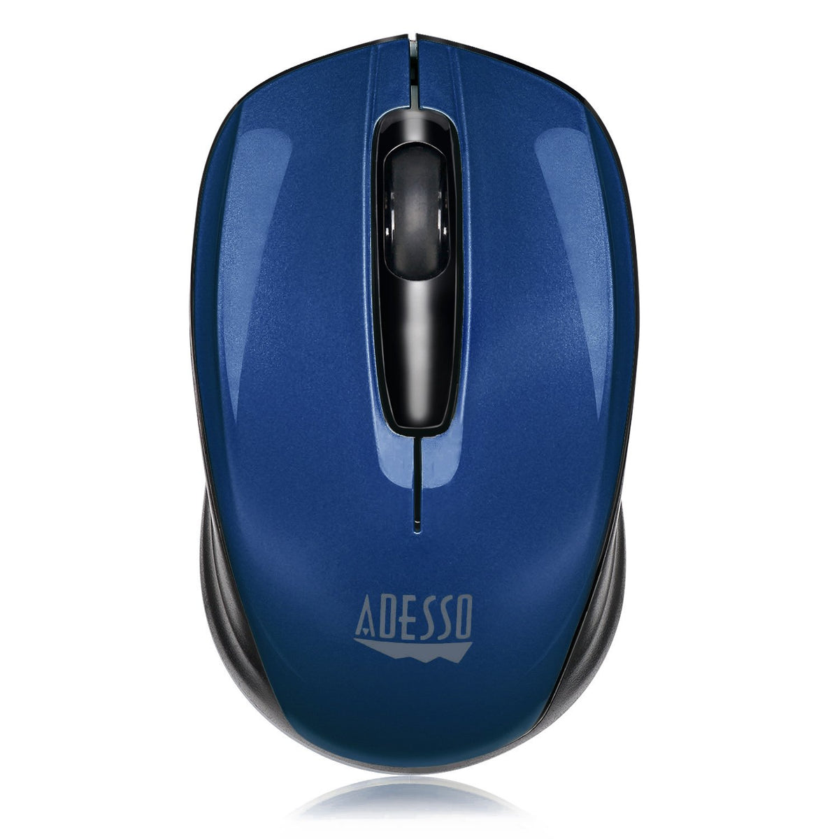 Adesso Ergonomic iMouse S50 - Wireless Optical Mouse (Blue)