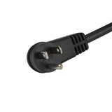 StarTech.com Power Cord - 3 ft / 1m - NEMA 5-15P to C13 Power Cord - Right Angle - Computer Power Cord - Power Cable - Power Supply Cord (PXTR1013)
