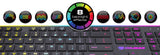 Cougar Vantar RGB Gaming Keyboard-8 Different Lightning Effects - Scissor Switch Mechanism - Silent Keys