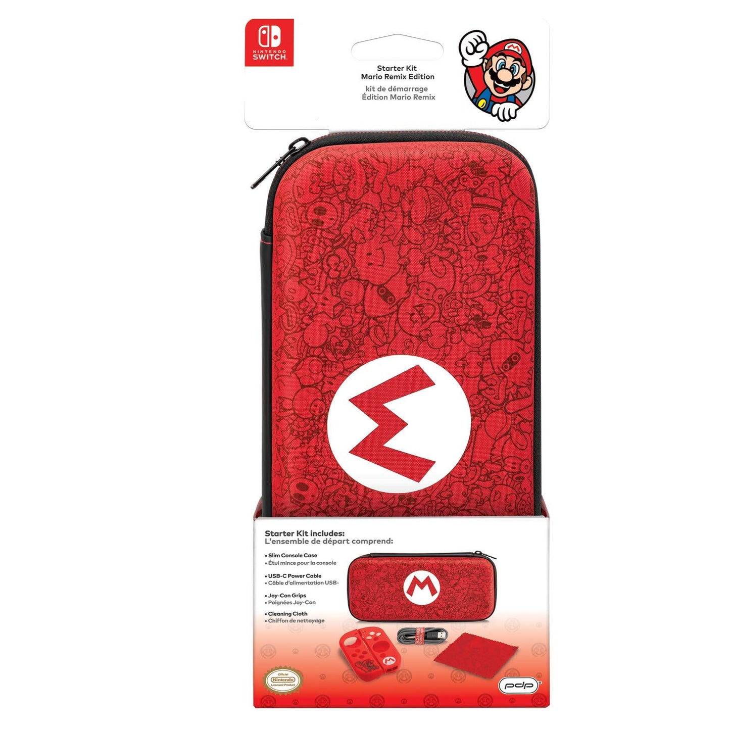 PDP Nintendo Switch Starter Kit - Mario Remix Edition, 500-120 - Nintendo Switch