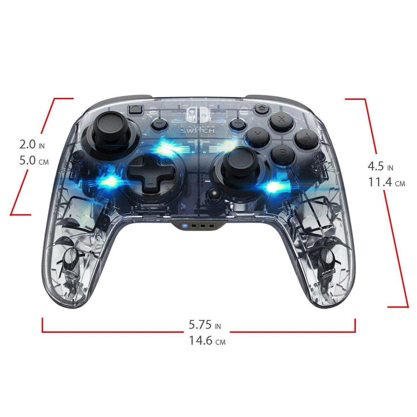 Afterglow Nintendo Switch Wireless Deluxe Controller, 500-137 - Nintendo Switch