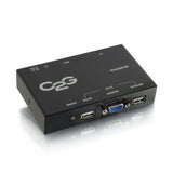 C2G 40322 VGA + USB over Cat5 KVM Extender, Black