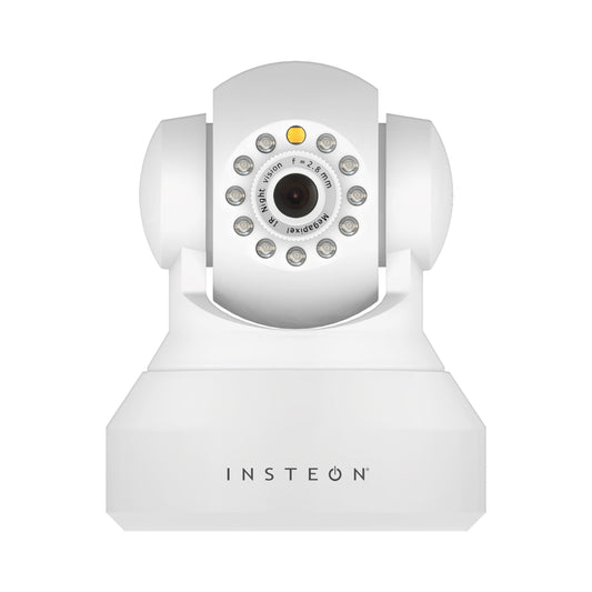 Insteon Wireless HD 720p IP Camera with Pan, Tilt & Night Vision - White