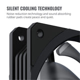 Cooler Master MasterFan SF120R 120mm High Performance Square Frame Fan w/Static Pressure, Silent Technology, and PWM Control Fan
