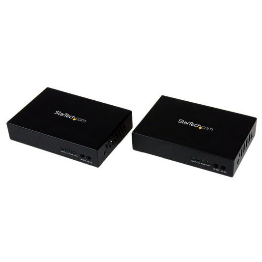 StarTech.com HDMI over Single Cat 5e/6 Extender with Power over Cable Ethernet and Inrared IR - HDMI over Ethernet Cable 1080p - 330 ft (ST121HDT4P)