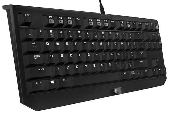 Refurbished Razer BlackWidow Tournament Edition - Essential Mechanical Gaming Keyboard - Compact Layout - Tactile & Clicky Razer Green Switches (Renewed)
