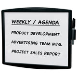 Fellowes Plastic PA Dry Erase Board, Dark Graphite (75905)